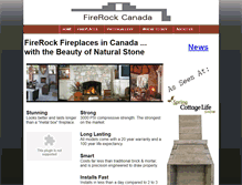 Tablet Screenshot of fire-rock.ca